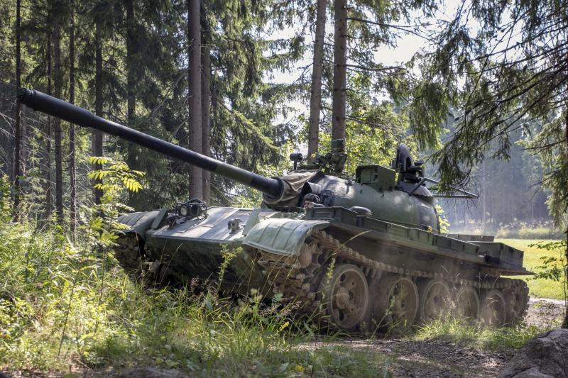 T-55 Taistelupanssarivaunu.